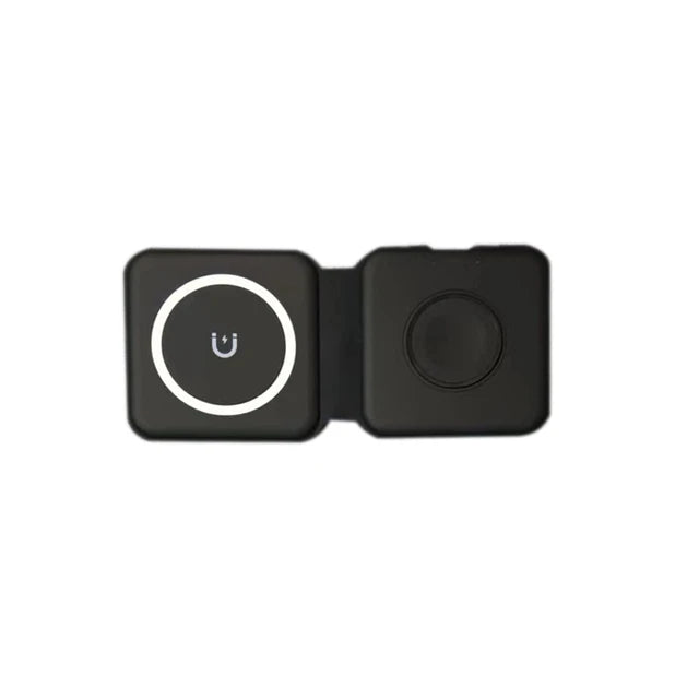 Lisslune | Magnetic foldable wireless charger, compact charging, anytime, anywhere!