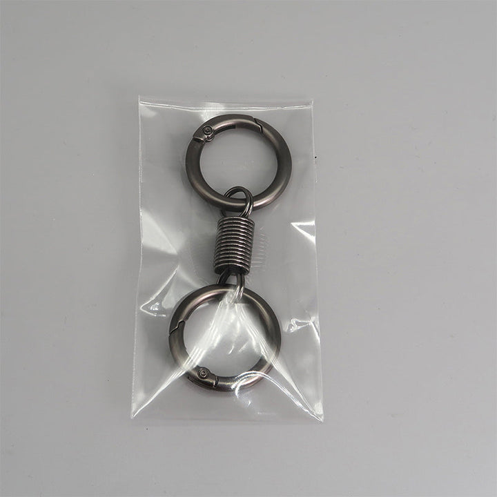 Lisslune | Nordic Retro Spring Double Ring Keychain