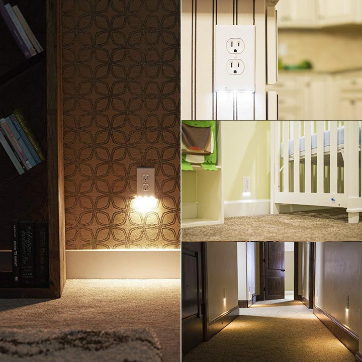 Lisslune | Outlet wall plate with LED night lights