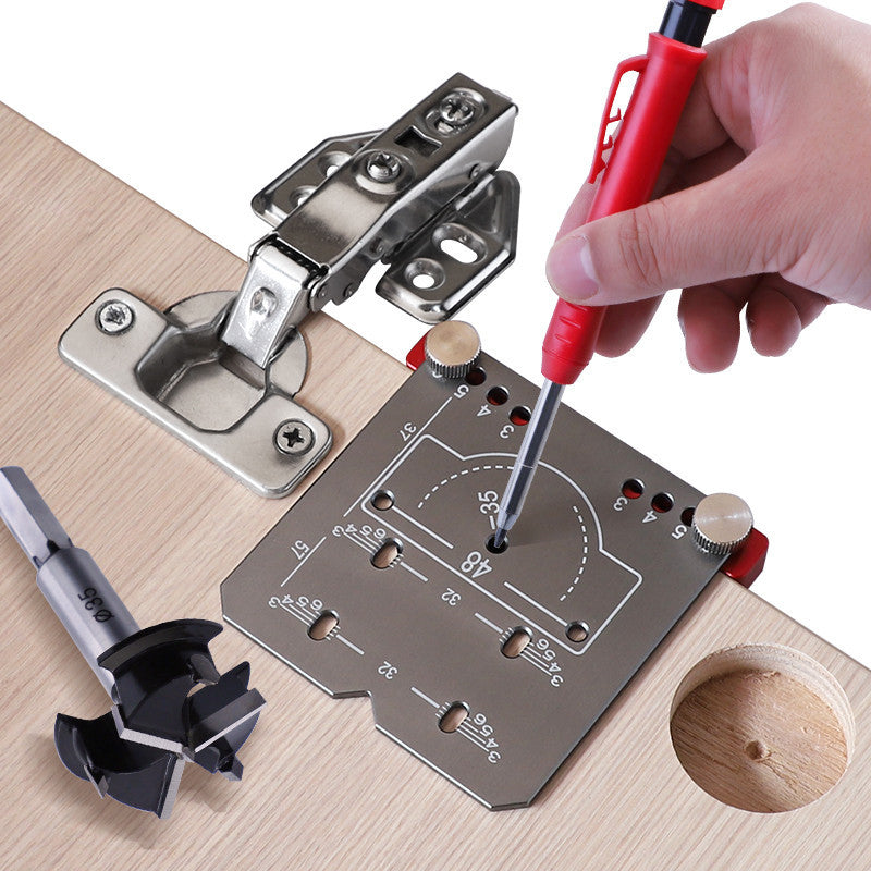 Lisslune | 35mm Hinge Hinge Template Drill Locator
