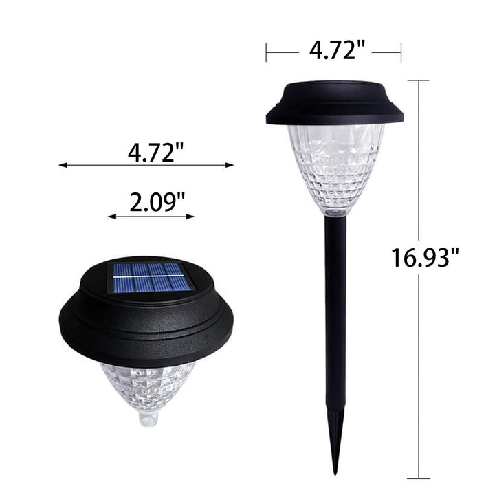 Lisslune | Solar waterproof circular divergent light shadow design LED outdoor garden decorative light