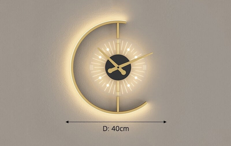 Lisslune | Modern luminous LED wall clock