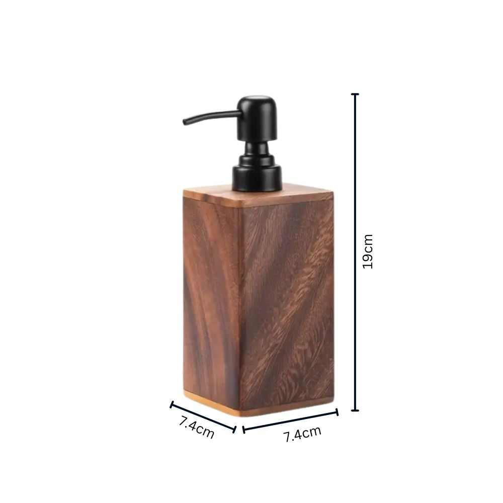 Lisslune | Walnut Aura Lotion & Soap Dispenser