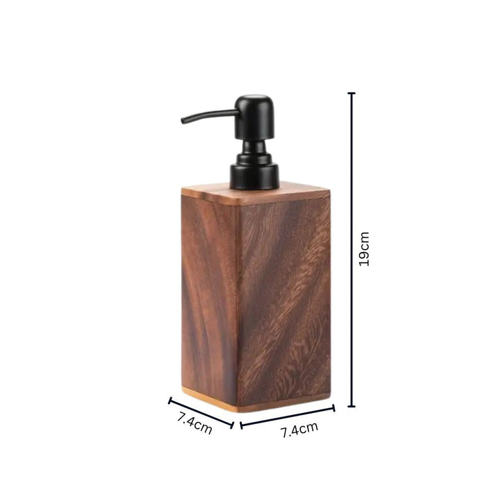 Lisslune | Walnut Aura Lotion & Soap Dispenser