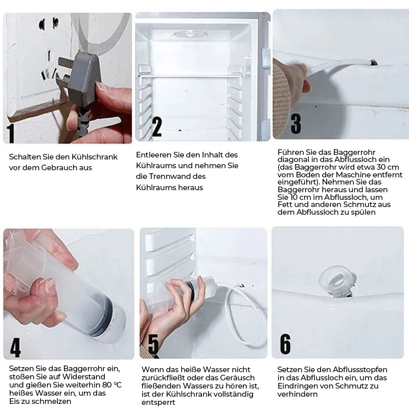 Lisslune | Cleaning the drain hole in the refrigerator