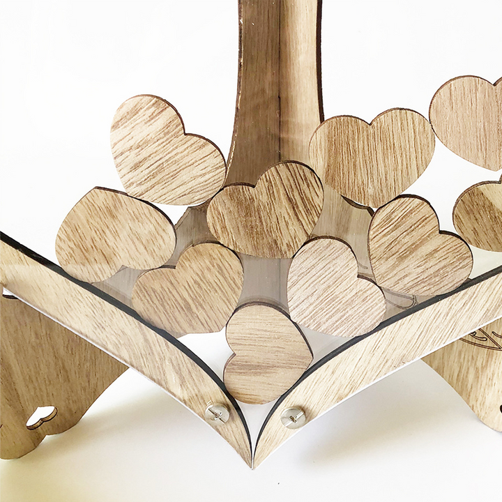 Lisslune | Wood Heart Ornament
