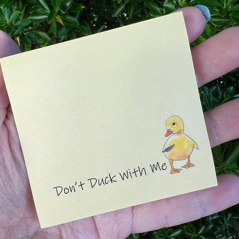 Lisslune | Funny, cheeky sticky notes with duck