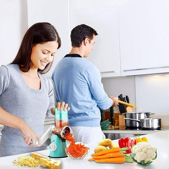 Lisslune | Multifunctional Chopper manual rotating grater vegetable fruit cutter kitchen devices