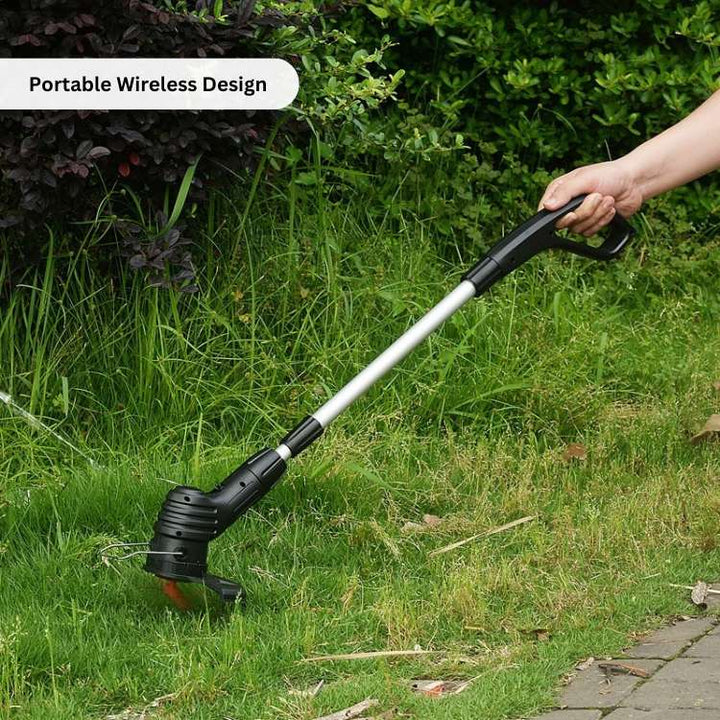 Lisslune | Cordless Grass Trimmer with High-Power Battery - Lightweight Lawn Edger for Easy Yard Maintenance