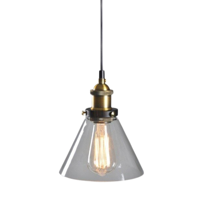 Lisslune | GlassHaven – Elegant Industrial Pendant Lamp