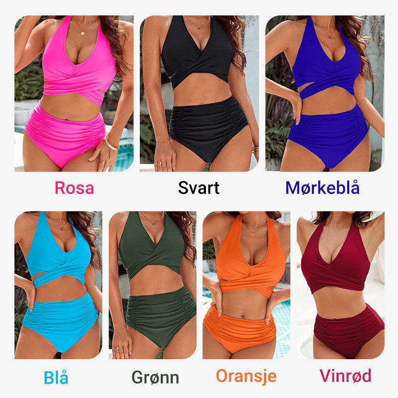 Lisslune | Bikini set with tummy control and high waist style