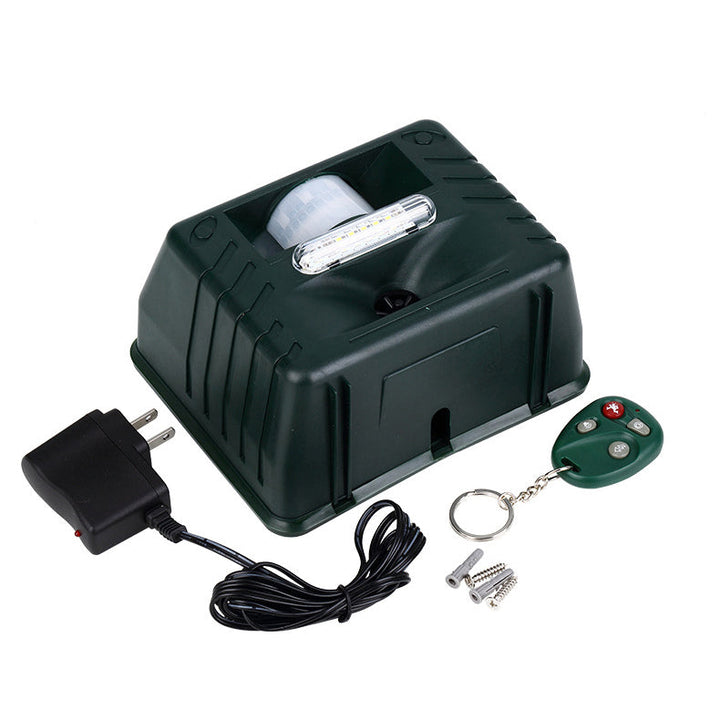 Lisslune | Outdoor Ultrasonic Bird Repeller | Effective, Humane Woodpecker Deterrent for Gardens, Patios & Farms