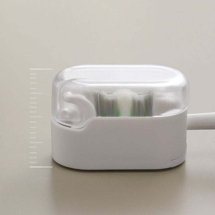 Lisslune | Wall-mounted toothbrush holder with hygiene cover 3 pieces