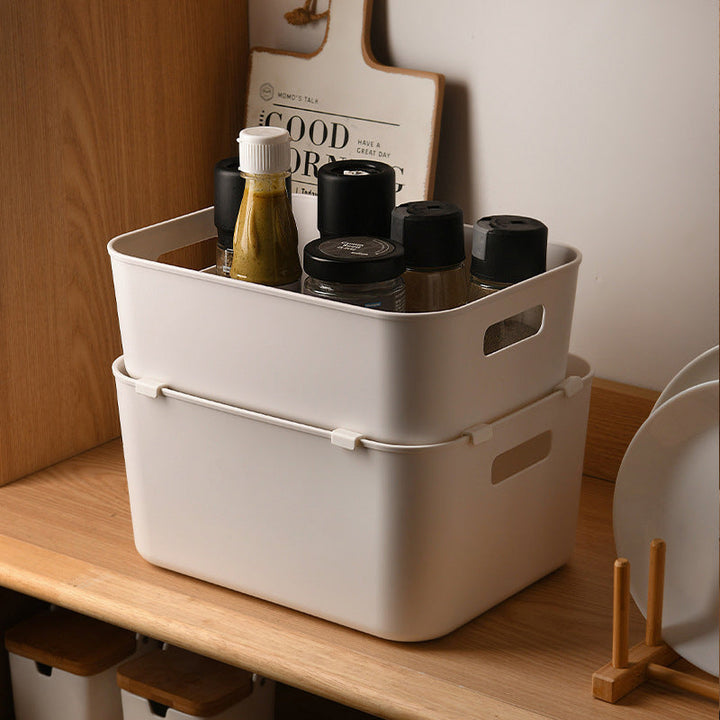 Lisslune | Rectangular Storage Frame Stack Organizer Holder