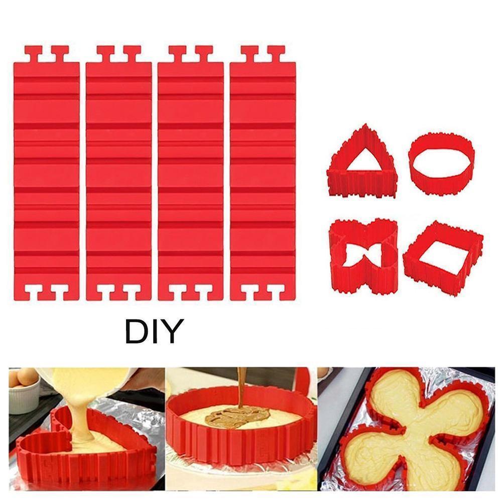 Lisslune | Bequee Silicone Cake Mold DIY, 4 pieces in Set