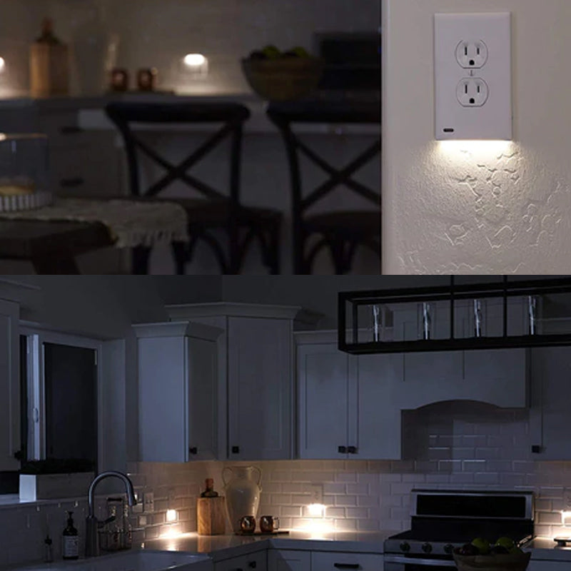 Lisslune | Outlet wall plate with LED night lights