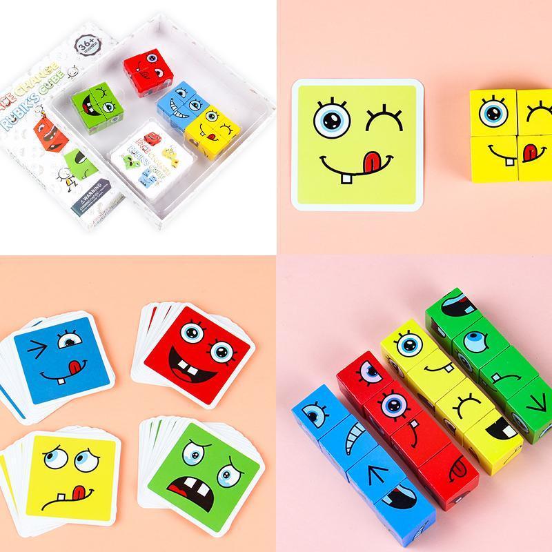 Lisslune | BlockiMix Wooden Puzzle Game – Colorful Educational Blocks for Toddlers and Preschoolers
