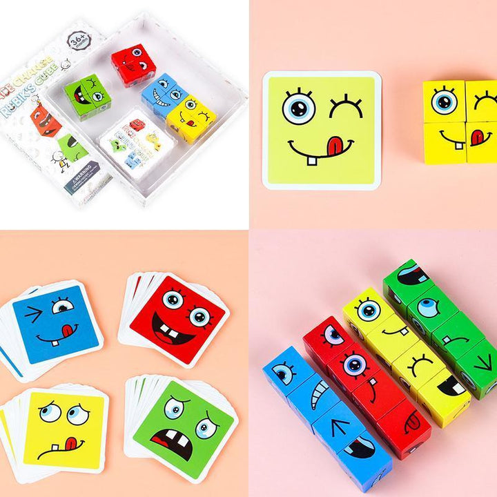 Lisslune | BlockiMix Wooden Puzzle Game – Colorful Educational Blocks for Toddlers and Preschoolers