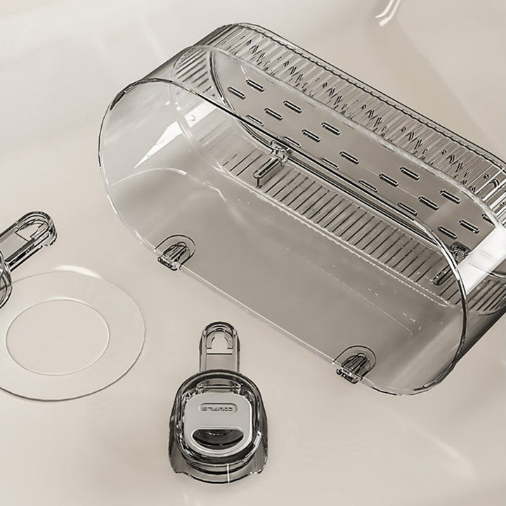 Lisslune | No-Drill Bathroom Suction Cup Storage Box