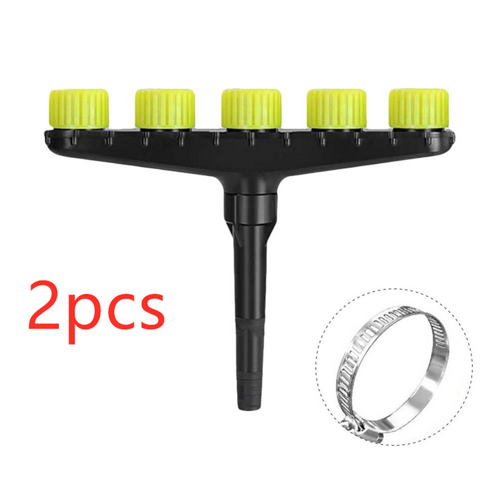 Lisslune | Multifunctional garden spray nozzle with 3 and 5 hole settings - for watering and garden care