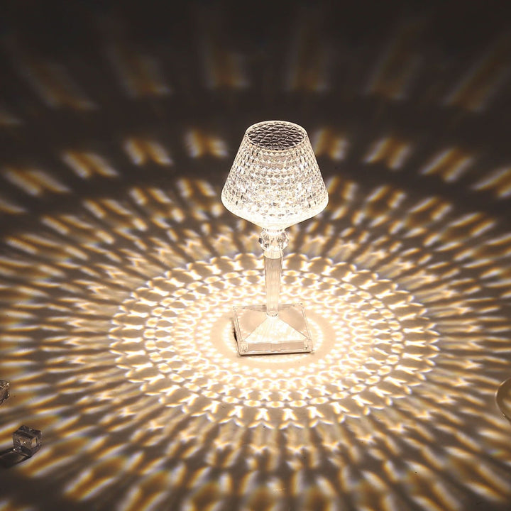 Lisslune | Rechargeable Crystal Lampshade Touch LED Lamp