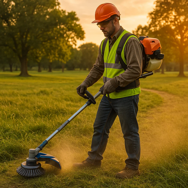 Lisslune | Grass Cutting Turbo Head – Universal 6-Blade Weed Brush for Trimmers