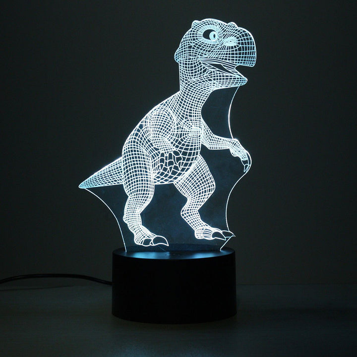 Lisslune | Dinosaur Night light - 3D Dinosaur Light - T Rex Night Light