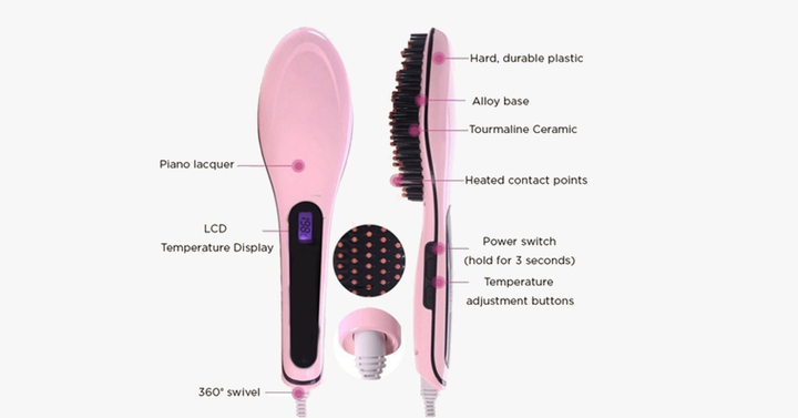 Lisslune | Ceramic Hair Straightening Brush