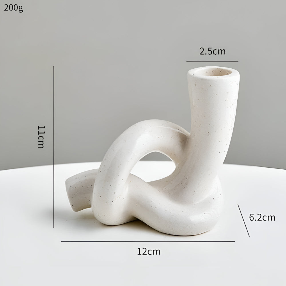 Lisslune | Knot Ceramic Candle Holder