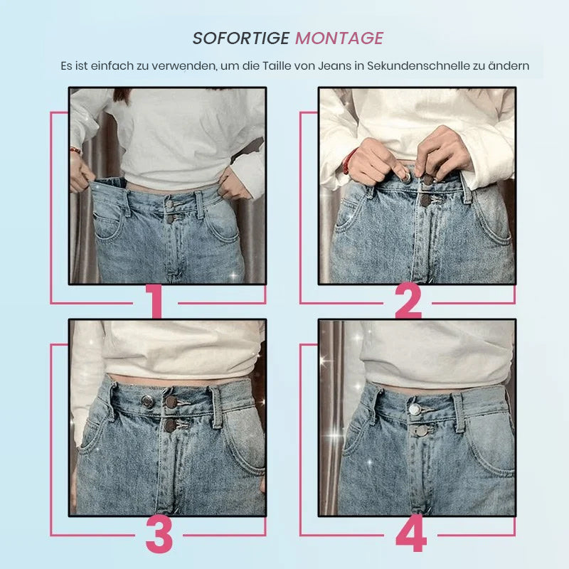 Lisslune | Removable Metal Jeans Button