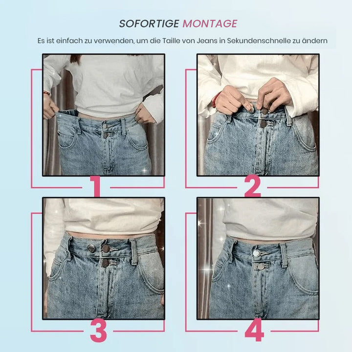 Lisslune | Removable Metal Jeans Button
