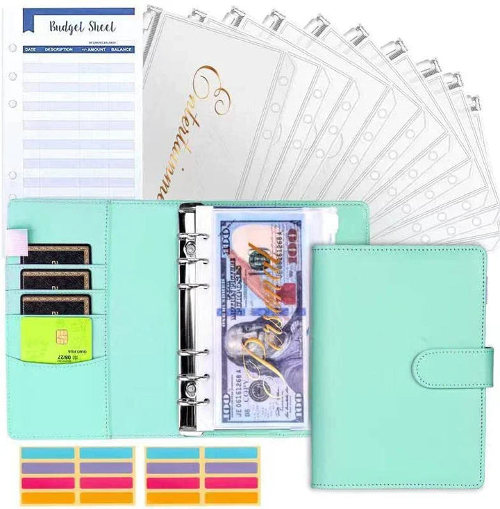 Lisslune | Budget binder with cash envelope system and credit card slots