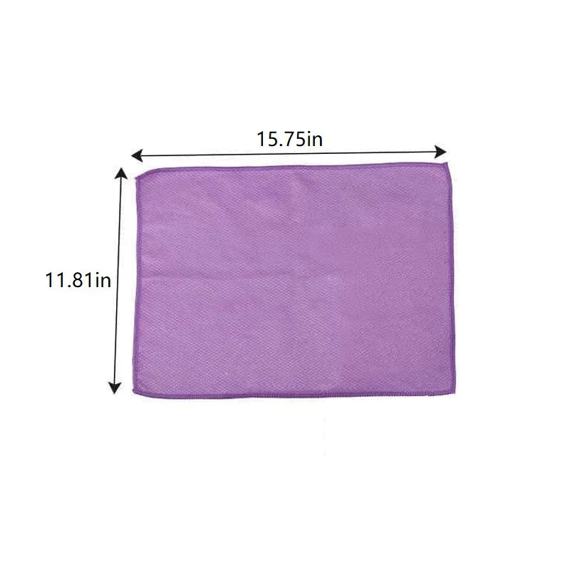 Lisslune | Fish Scales Microfiber Polishing Cloth Cleaning Cloth (5 pieces)