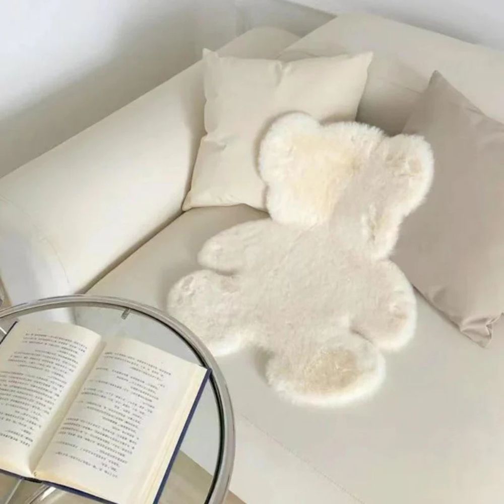 Lisslune | Fluffy Charm Teddy Bear Rug