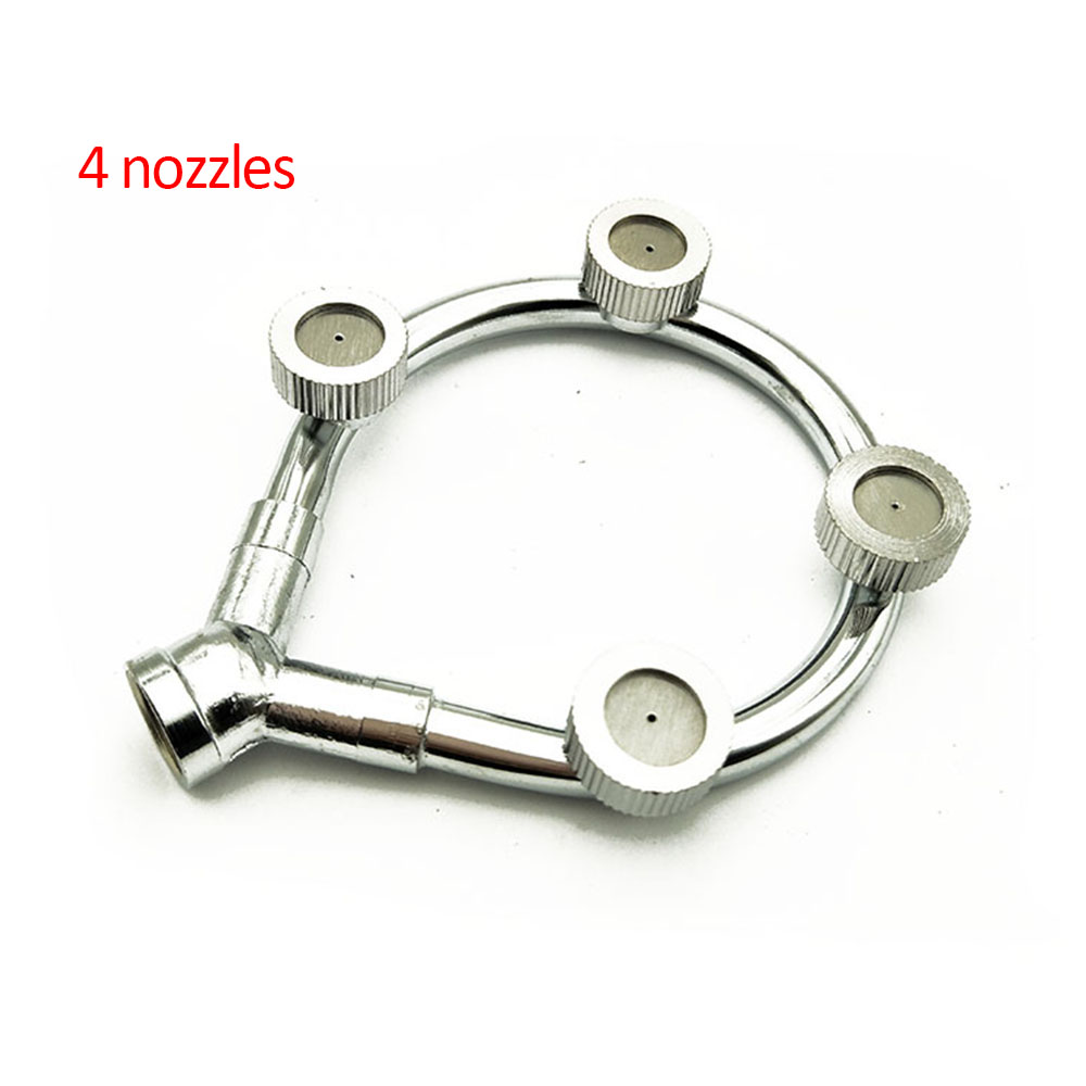 Lisslune | High pressure stainless steel ring multi nozzle – Efficient spray attachment for garden irrigation