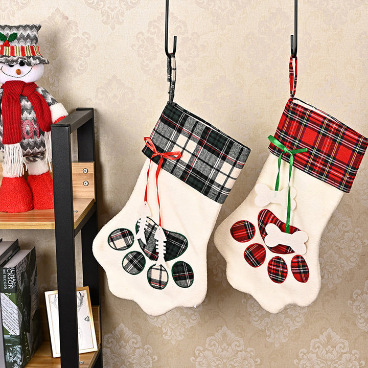 Lisslune | Checked Christmas Socks