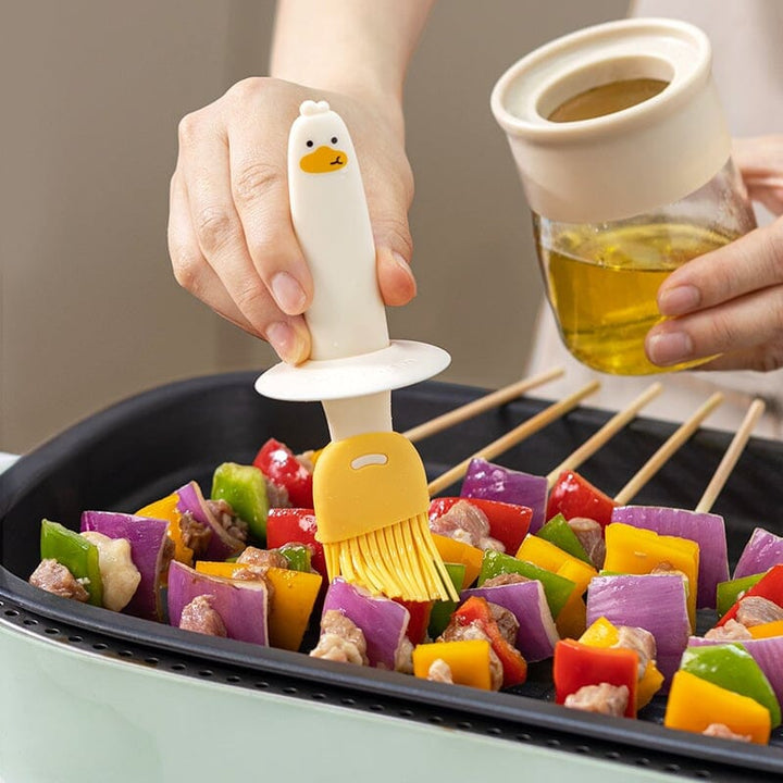 Lisslune | Oil dispenser with brush for BBQ