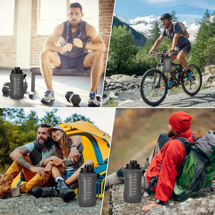 Lisslune | HydroFold - Portable collapsible sports water bottle
