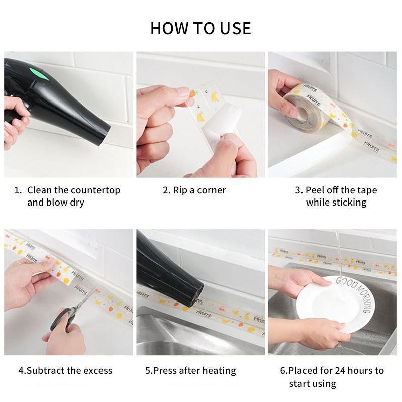 Lisslune | Kitchen waterproof mold band