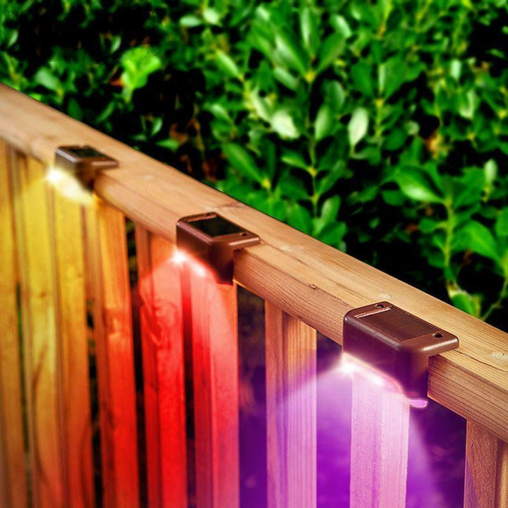 Lisslune | Waterproof Stair Solar Lights for Outdoors (4 pieces)