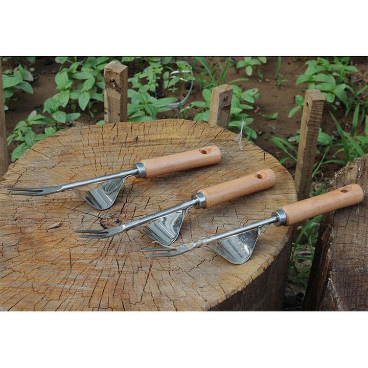 Lisslune | Weed puller with natural wood handle