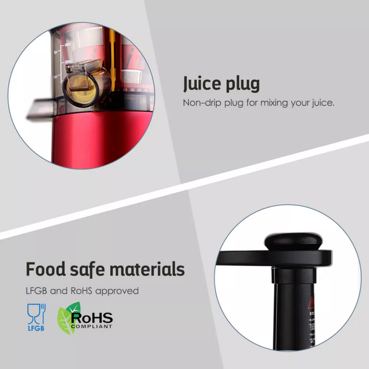 Lisslune | Cold Press Slow Juicer – Enjoy Smooth, Pulp-Free Fresh Juice