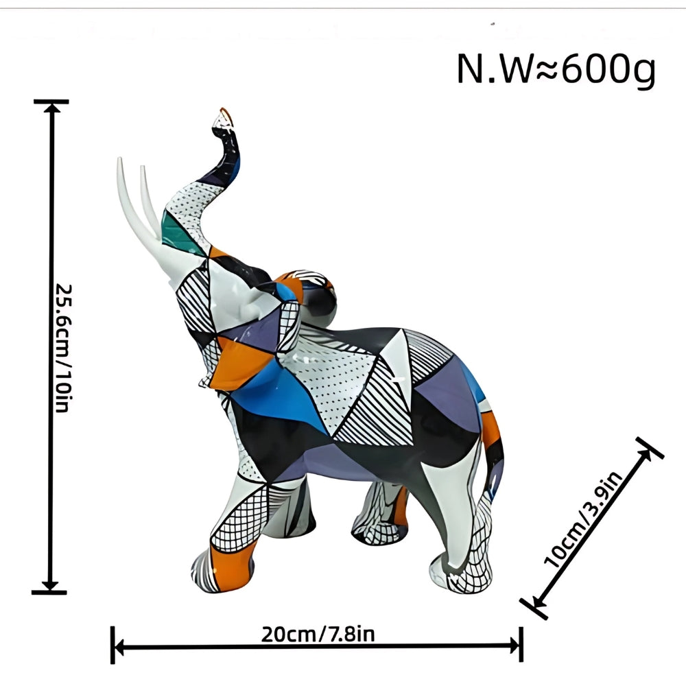 Lisslune | Luxury Abstract Elephant Figurine