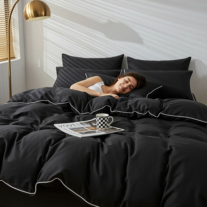 Skorter | Soft Premium Bed Sheet Set for Double Queen King Beds