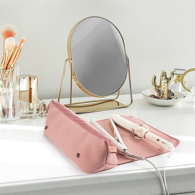 Lisslune | Hair tools travel bag and heat-resistant mat