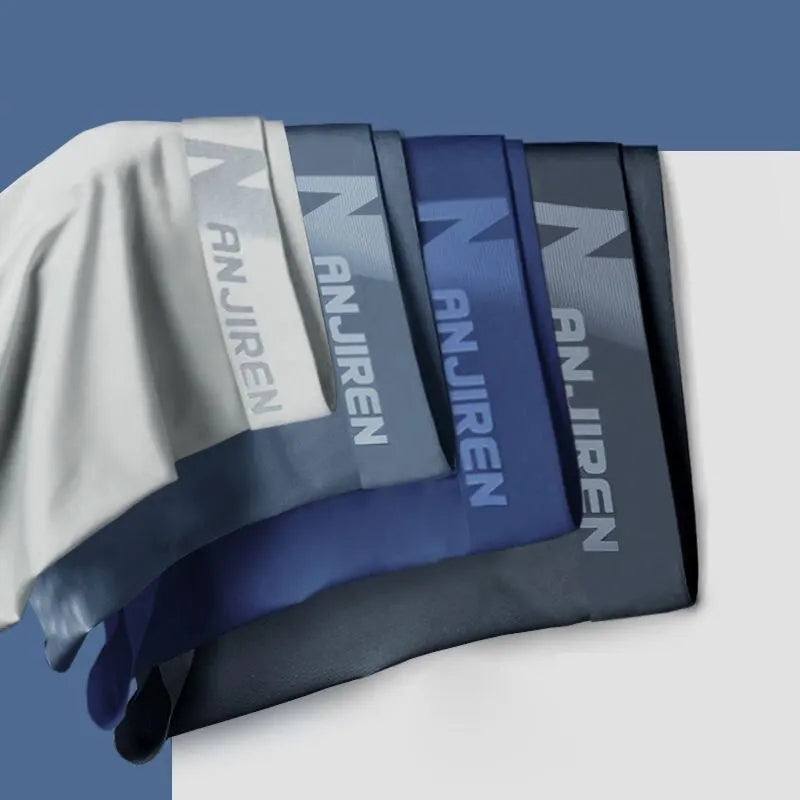 Lisslune | CoolSilk 4-Piece Ice Silk Boxers with Graphene Technology