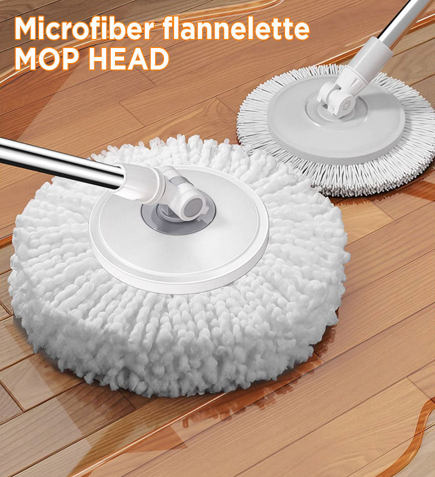 Lisslune | 360° Rotatable Mop and Bucket Set with Wringing System F63