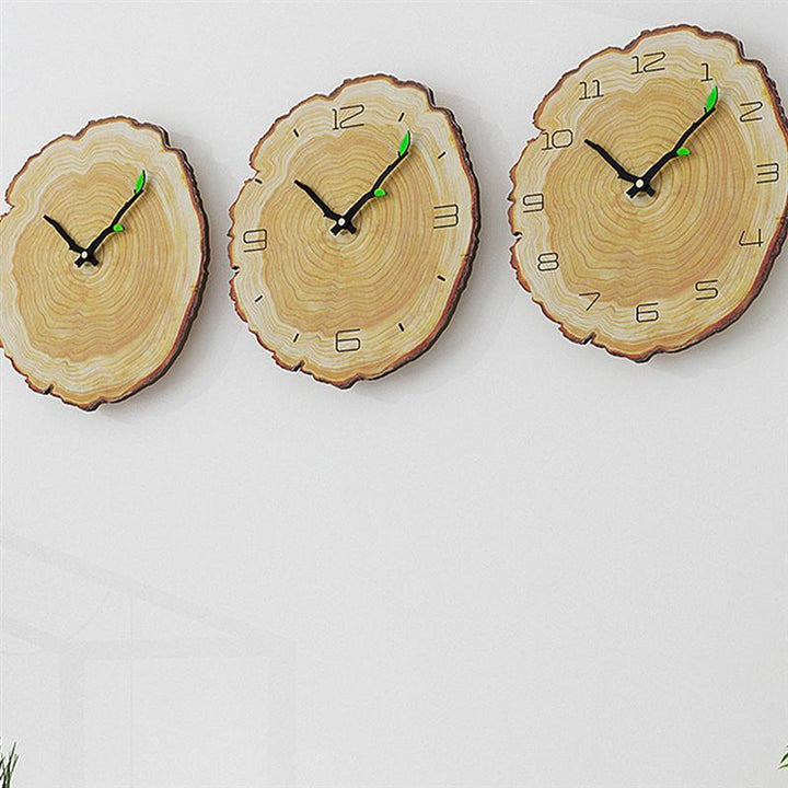Lisslune | Wooden Annual Rings Wall Clock