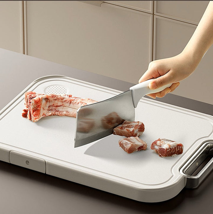 Lisslune | Pure Titanium Double-Sided Cutting Board - Antibacterial, Mold-Proof, Food-Grade Kitchen Essential
