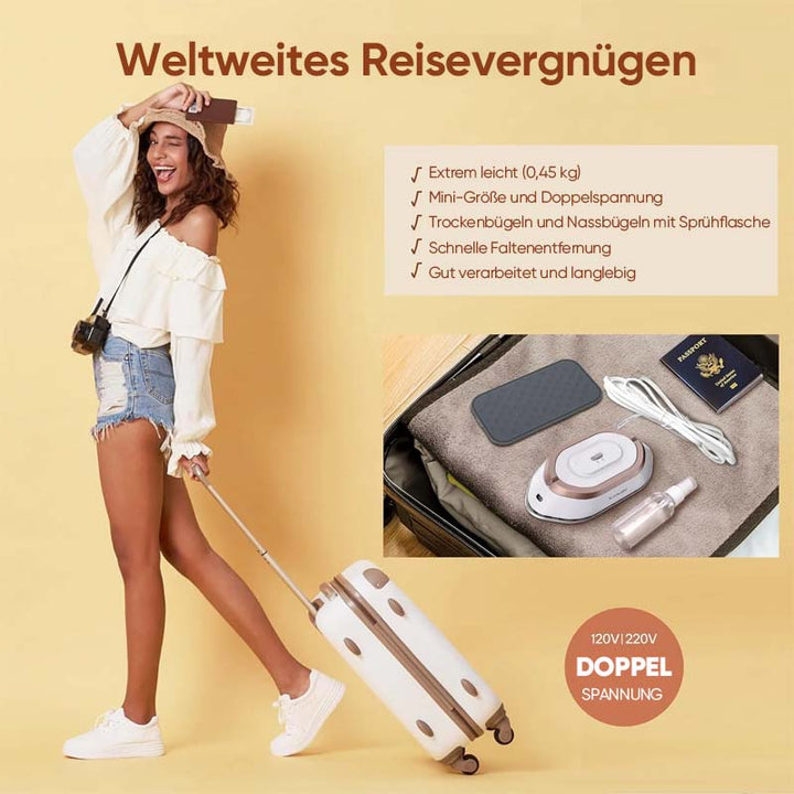 Lisslune | 2024 Travel Iron with Dual Voltage